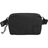 Topo Designs Ripstop Belt Bag — Black (BK) — blank product view — 12