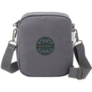 Moop® Wayfinder Crossbody Tote — Navy (NY) — decorated front view