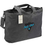 Moop® Porter Tote — Gray (GY) — decorated right angle — 5