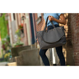 Moop® Porter Tote — Gray (GY) — decorated product view — 2
