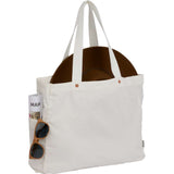 FEED Organic Cotton Rivet Tote — White (WH) — blank product view — 3