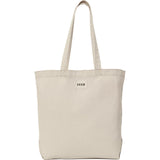 FEED Organic Cotton Shopper Tote — Natural (NT) — blank front view — 3
