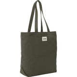 FEED Organic Cotton Shopper Tote — Olive (OL) — blank right angle — 18
