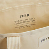 FEED Organic Cotton Weekend Tote — Natural (NT) — blank detail view — 14