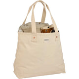 FEED Organic Cotton Weekend Tote — Natural (NT) — blank product view — 7