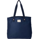 FEED Organic Cotton Weekend Tote — Navy (NY) — blank front view — 3