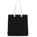 FEED Organic Cotton Convention Tote — Black (BK) — blank back view — 30