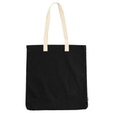 FEED Organic Cotton Convention Tote — Black (BK) — blank front view — 28
