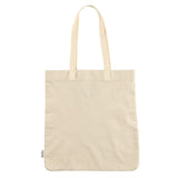 FEED Organic Cotton Convention Tote — Natural (NT) — blank back view — 22