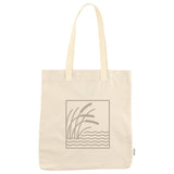 FEED Organic Cotton Convention Tote — Natural (NT) — decorated front view — 19