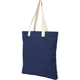 FEED Organic Cotton Convention Tote — Navy (NY) — blank left angle — 15