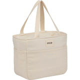 FEED Organic Cotton 9 Can Lunch Cooler — Natural (NT) — blank right angle — 12