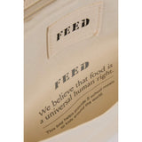 FEED Organic Cotton 9 Can Lunch Cooler — Natural (NT) — blank detail view — 6