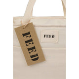 FEED Organic Cotton 9 Can Lunch Cooler — Natural (NT) — blank detail view — 10