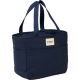 FEED Organic Cotton 9 Can Lunch Cooler — Navy (NY) — blank right angle — 22