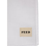 FEED Organic Cotton Book Tote — White (WH) — blank detail view — 16