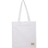 FEED Organic Cotton Book Tote — White (WH) — blank front view — 15