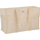 FEED Organic Cotton Large Market Tote — Natural (NT) — blank right angle