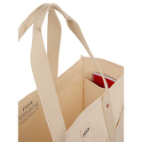 FEED Organic Cotton Large Market Tote — Natural (NT) — blank detail view — 6