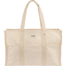 FEED Organic Cotton Large Market Tote — Natural (NT) — blank front view