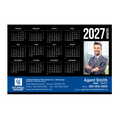 Coldwell Banker Year-At-A-Glance Calendars - Blk