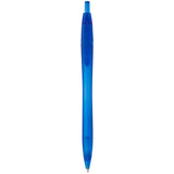 Cougar Retractable Ballpoint Pen — Translucent Blue (FBL) — blank product view — 9