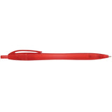 Cougar Retractable Ballpoint Pen — Translucent Red (FRE) — blank product view — 48