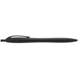 Cougar Retractable Ballpoint Pen — Solid Black (SBK) — blank product view — 4
