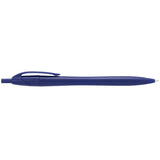 Cougar Retractable Ballpoint Pen — Solid Blue (SBL) — blank product view — 44