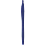Cougar Retractable Ballpoint Pen — Solid Blue (SBL) — blank product view — 45