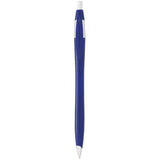 Cougar Retractable Ballpoint Pen — Blue w — blank front view — 41