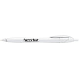 Cougar Retractable Ballpoint Pen — Silver (SI) — decorated front view — 34