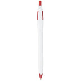Cougar Retractable Ballpoint Pen — White w — blank product view — 13