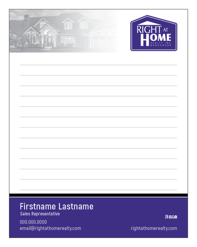 RAH Notepads - 4.25" x 5.5" - Quarter Page 4