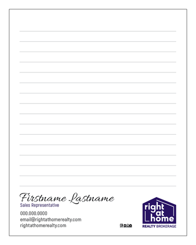 RAH Notepads - 4.25" x 5.5" - Quarter Page 3