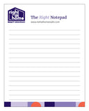 RAH Notepads - 4.25" x 5.5" - Quarter Page 5