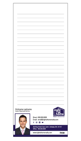 RAH Notepads - 3.5" x 8.5" - Slim 3