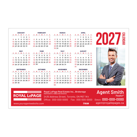 RLP Year-At-A-Glance Calendars - WHT