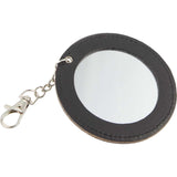 Travel Mirror Bag Charm — Black (BK) — blank detail view — 9
