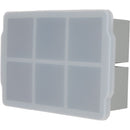 Silicone Ice Cube Tray with Snap-On Lid SM-2277 — Gray (GY) — view 3