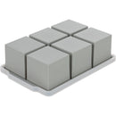 Silicone Ice Cube Tray with Snap-On Lid SM-2277 — Gray (GY) — view 6