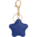 Star Leather Keychain SM-2291 — Blue (BL) — view 6