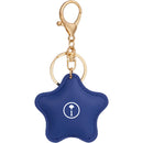 Star Leather Keychain SM-2291 — Blue (BL) — view 2