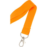 Neon Recycled Lanyard — Orange (OR) — blank detail view — 16