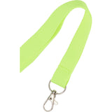 Neon Recycled Lanyard — Yellow (YW) — blank detail view — 12