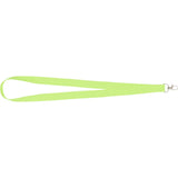 Neon Recycled Lanyard — Yellow (YW) — blank front view — 11