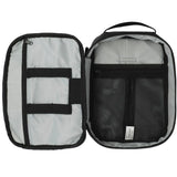 RPET Tech Organizer — Black (BK) — blank front view — 12