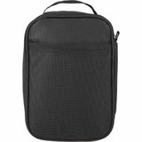 RPET Tech Organizer — Black (BK) — blank back view — 7