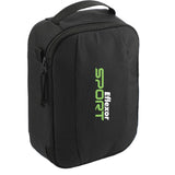 RPET Tech Organizer — Black (BK) — decorated right angle — 4