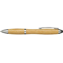 Bamboo Nash Stylus Pen — Natural (NT) — blank front view
